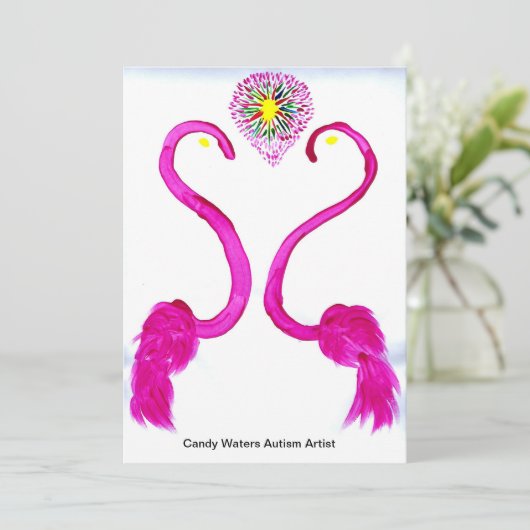 キャンディ・ウォーターズ自閉症アーティスト 招待状 (スタンド正面)