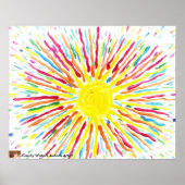 キャンディ・ウォーター自閉症絵画アーティストのポスター ポスター (正面)