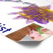 キャンディ・ウォーター自閉症絵画アーティストのポスター ポスター (角)