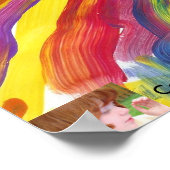 キャンディ・ウォーター自閉症絵画アーティストのポスター ポスター (角)