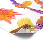 キャンディ・ウォーター自閉症絵画アーティストのポスター ポスター (角)