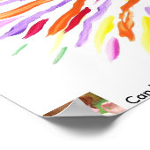 キャンディ・ウォーター自閉症絵画アーティストのポスター ポスター (角)