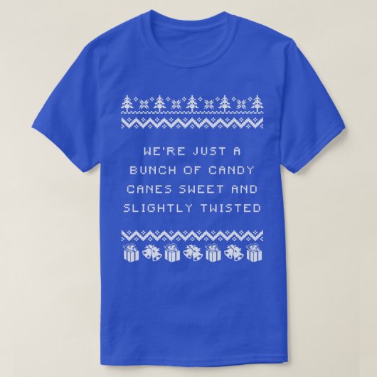 キャンディ・キャンズは甘くてツイストのクリスマスガールフだった Tシャツ (デザイン正面)