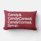 キャンディ&キャンディキャン&キャンディコーン&シロップ |赤 ランバークッション (正面)