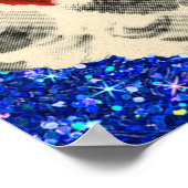 キャンディ・キースポスター付きヴィンテージサンタ ポスター (角)