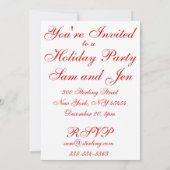 キャンディ・ケイン・ブーケ・パーティ招待状 招待状 (裏面)