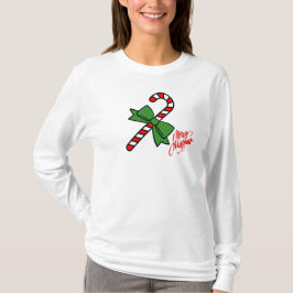 キャンディ・ケーンとのメリークリスマス Tシャツ