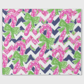 キャンディ・ケーンのクリスマスの包装紙 ラッピングペーパー (フラット)