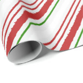 キャンディ・ケーンのクリスマスの包装紙 ラッピングペーパー (ロールコーナー)