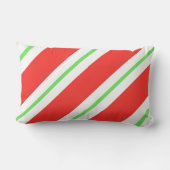 キャンディ・ケーンのストライプな装飾用クッション ランバークッション (裏面)