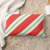 キャンディ・ケーンのストライプな装飾用クッション ランバークッション (ブランケット)
