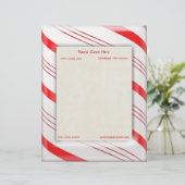 キャンディ・ケーンのストライプのボーダー レターヘッド (スタンド正面)