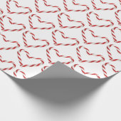 キャンディ・ケーンのハートの休日の包装紙 ラッピングペーパー (角)