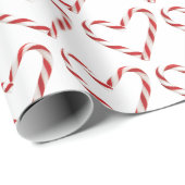 キャンディ・ケーンのハートの休日の包装紙 ラッピングペーパー (ロールコーナー)