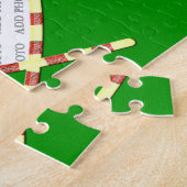 キャンディ・ケーンのハートはあなたの写真フレームを加えます ジグソーパズル (側面)