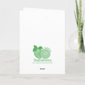 キャンディ・ケーンの写真によって折られるクリスマスカード シーズンカード (裏面)