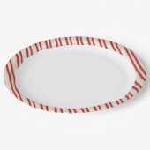 キャンディ・ケーンの紙皿 ペーパープレート (アングル)