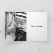 キャンディ・ケーンの願いおよびヤドリギのキス シーズンカード (内部)