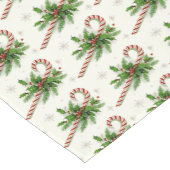 キャンディ・ケーン及びヒイラギのクリスマスのテーブルのランナー ショートテーブルランナー (コーナー)