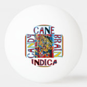 キャンディ・ケーン脳インディカ 卓球ボール (裏面)