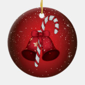 キャンディ・ケーン鐘 セラミックオーナメント (裏面)