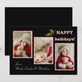 キャンディ・ケーン3の写真の休日カード シーズンカード (正面/裏面)