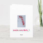 キャンディ・ケーン・メリー・クリスマス・甥 シーズンカード (裏面)