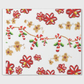 キャンディ・ケーン、弓写真の光沢の包装紙 ラッピングペーパー (フラット)