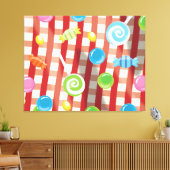 キャンディ&スイーツ キャンバスプリント (インサイチュ (リビング))