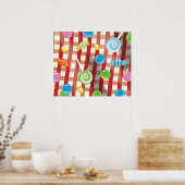 キャンディ&スイーツ ポスター (キッチン)