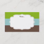 キャンディ·ストライプ·ママ·カード コーリングカード (裏面)