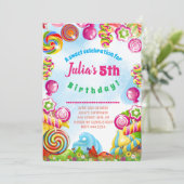 キャンディ·ドリームズ·バースデー·パーティー 招待状 (スタンド正面)