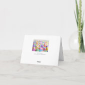 キャンディ  ハート バレンタイン シーズンカード (裏面)