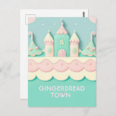 キャンディ/パンクジンジャーブレッドハウス – はがき (正面/裏面)