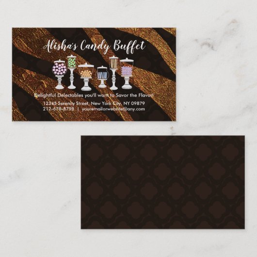 キャンディ·ビュッフェ·名刺 名刺 (正面/裏面)
