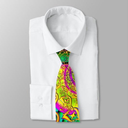 キャンディ・フラク鮮やかタルサイケデリックのように ネクタイ (タイ)