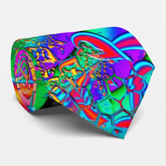 キャンディ・フラク鮮やかタルサイケデリックのように ネクタイ (ロール)