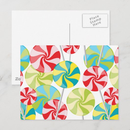 キャンディ ポストカード (正面/裏面)