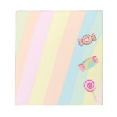 キャンディ（ユダヤ教の）バル・ミツバーノート ノートパッド (正面)