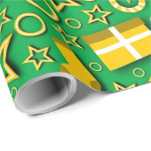 キャンディ、靴下、ギフトボックスのパターン ラッピングペーパー (ロールコーナー)