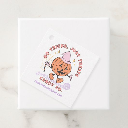 キャンディCoハロウィン不気味を扱うトリックなし フェイバータグ (インサイチュ)