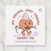 キャンディCoハロウィン不気味を扱うトリックなし フェイバータグ (裏面)