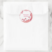 キャンディnつる植物ギフトラベルまたは封筒用シール ラウンドシール (バッグ)