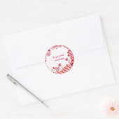 キャンディnつる植物ギフトラベルまたは封筒用シール ラウンドシール (封筒)