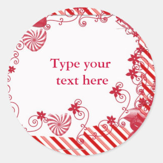 キャンディnつる植物ギフトラベルまたは封筒用シール ラウンドシール