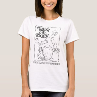 キャンディTシャツで自分のハロウィン格言にカラーを適用 Tシャツ