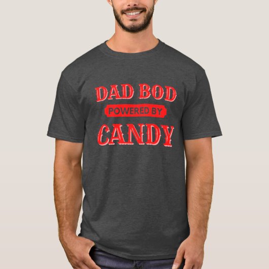キャンディTシャツを使用したパパ本体 Tシャツ (正面)
