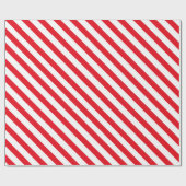 キャンデクラシックィー甘しょ赤ストライプエレガントズクリスマス ラッピングペーパー (フラット)