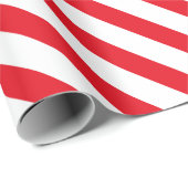 キャンデクラシックィー甘しょ赤ストライプエレガントズクリスマス ラッピングペーパー (ロールコーナー)