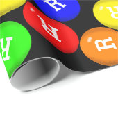 キャンデパーソナライズされたィコートチョコレート ラッピングペーパー (ロールコーナー)